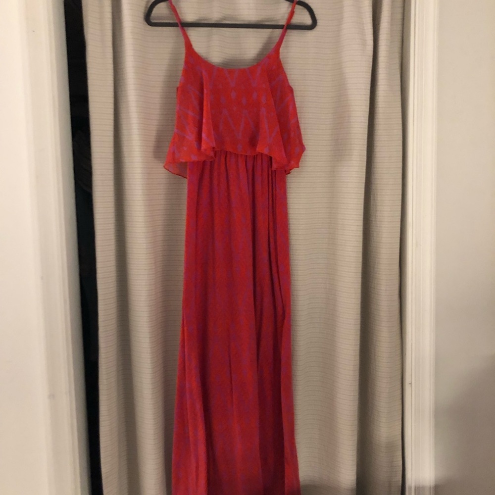 Super Cute Ikat Gianni Bini Maxi Dress XS